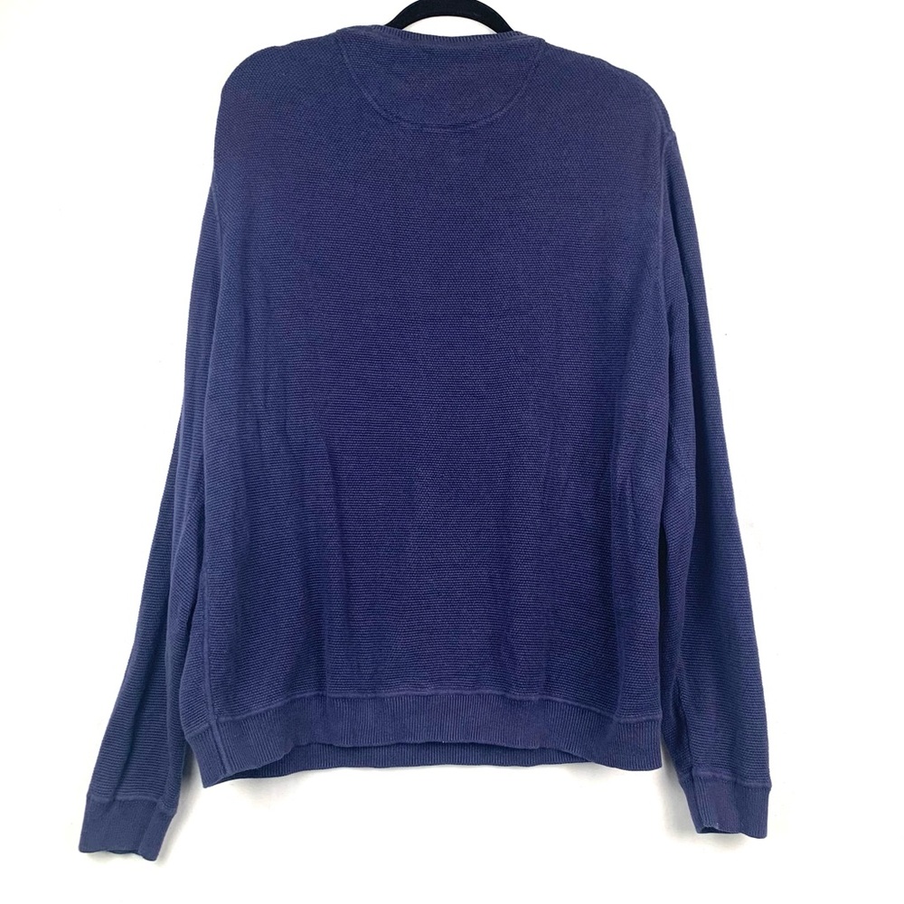 Men’s Tommy Bahama Purple Indigo Sweater XL - Picture 5 of 8